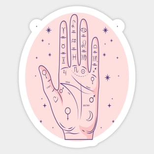 PALMISTRY Sticker